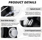 Kitchen in the box Stand Mixer, 900W 7.5QT Kitchen Electric Mixer, 6-Speed Tilt-Head Food Mixer for Baking with Dough Hook,Wire Whip,Beater (Black)