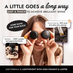 MONÉGASQUE Black Edible Glitter for Drinks 15g – Black Edible Glitter for Cakes & Cocktails – Halloween Sprinkles Luster Dust for Drinks, Cake, Cocktail, Cupcakes – Drink Shimmer – Spray Cakes Powder