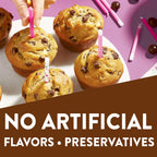 Krusteaz Chocolate Chunk Muffin Mix, With Real Chocolate, No Artificial Flavors or Preservatives, 18.25-ounce Boxes (Pack of 12)