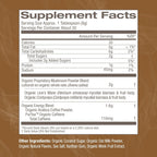 OM MUSHROOM SUPERFOOD Coffee Latte Blend Mushroom Powder, 8.47 Ounce Canister, 30 Servings, Lion's Mane, Cordyceps, Reishi, Chaga, Energy & Mental Clarity Support Supplement