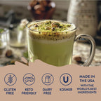 Jordan's Skinny Syrups Sugar Free Coffee Syrup, Pistachio Flavor Drink Mix, Zero Calorie Flavoring for Chai Latte, Protein Shake, Food & More, Gluten Free, Keto Friendly, 25.4 Fl Oz, 1 Pack