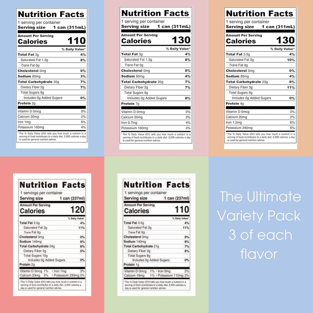Pop & Bottle, Oat Milk Lattes - Maca, Antioxidants, Ashwagandha, MCT Oil, Collagen, Mushrooms, Organic, Dairy & Gluten Free, Great as Iced Coffee, Lightly Sweetened with Dates - 8 Fl Oz (15 Pack)