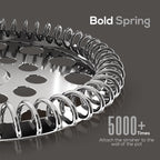 Utopia Kitchen 12 Ounce 0.35 Liter French Press Coffee Maker, Tea Maker, Travel Coffee Presses, Heat Resistant Thickened Borosilicate Coffee Pot for Camping Travel Gifts, White Pack of 1