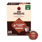 Don Francisco's Colombia Coffee - 24 K-Cup Compatible Single-Serve Pods - 100% Arabica - Recyclable through TerraCycle - Floral Aroma with Winey Notes - Compatible with Keurig Brewers