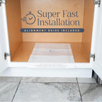 HOLDN’ STORAGE Pull Out Cabinet Organizer, Heavy Duty Caddy w/Lifetime Limited Warranty -14”W x 21”D - Requires At Least 15-1/4” Cabinet Opening, Steel Metal Cabinet Drawers Slide Out, Chrome