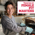 Kitchen perfection S Silicone Smoker Oven Gloves for Women -Extreme Heat Resistant BBQ Gloves -Handle Hot Food Right on Your Grill Fryer |Waterproof Oven Mitts for Cooking |Superior Set+3 Bonuses