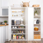 HOLDN’ STORAGE Heavy-Duty Premium Collection Pull Out Cabinet Organizer, Cabinet Drawer Slide Outs, Lifetime Limited Warranty - Basket Size 11" W x 21" D x 5" H, Anti-Rust Chrome Finish