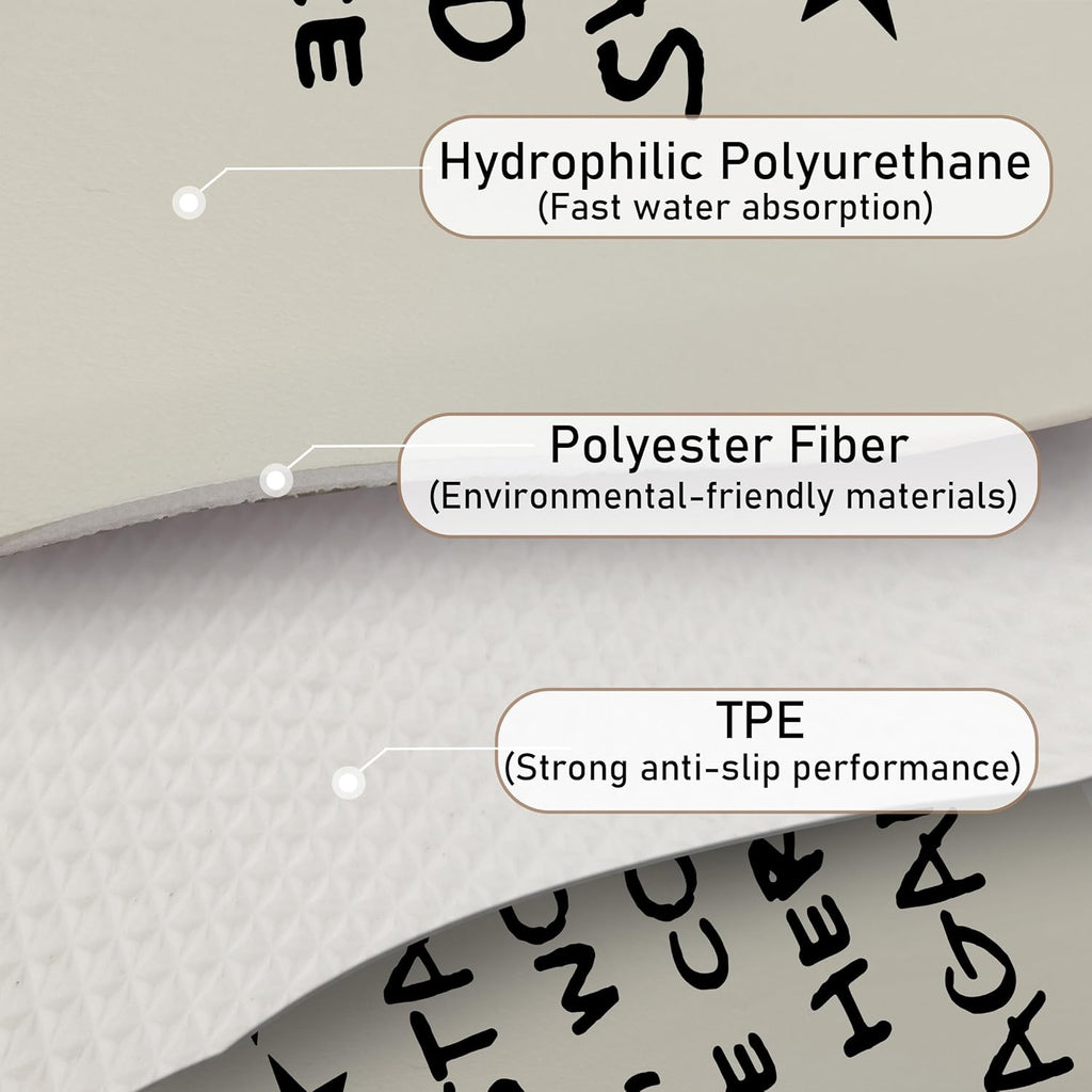 Barista Gifts Dish Drying Mat, Espresso Lovers Gifts Coffee Bar Mat for Countertops, Espresso Station Absorbent Dish Drying Mats for Kitchen Counter Coffee Maker, 16x24 Inch