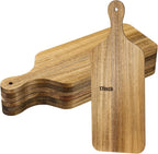 Lounsweer 6 Pcs Thicken Cutting Board Bulk Wood Board for Chopping Serving Charcuterie Material for Laser Engraving Mother' Day Wedding Housewarming Gift