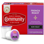 Community Coffee French Roast 36 Count Coffee Pods, Extra Dark Roast, Compatible with Keurig 2.0 K-Cup Brewers, 12 Count (Pack of 3)