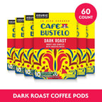 Café Bustelo Dark Roast Coffee, 10 Ct. K-Cup pods (Pack of 6)