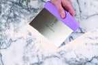 Mercer Culinary Millennia Bench Scraper, 6-Inch x 3-Inch Blade, with Purple Handle,