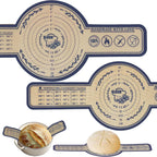 Silicone Bread Sling for Dutch Oven, 2 Pack (8" & 10" Round) – Non-Stick & 500°F Heat Resistant Sourdough Mat, Easy to Clean, Reusable Food-Grade Sourdough Slings - Fits 5–7 qt Dutch Ovens