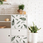 NAKLEO Painting Stencil for Crafts A5 5.9” x 8.3”, Fern Leaf Frond Pattern, Reusable Plastic DIY & Scrapbooking Drawing Template, Decoupage Art Home Decor, Wall Wood Fabric Furniture