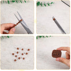 212 Pcs Letter Stamps for Clay, Pottery Name Alphabet Cookie Stamps Molds for Cake Baking Chocolate, Embosser Fondant Clay Letter Stamp Cutters Stencils, Mooncake Air Dry Polymer Clay Cutters Molds