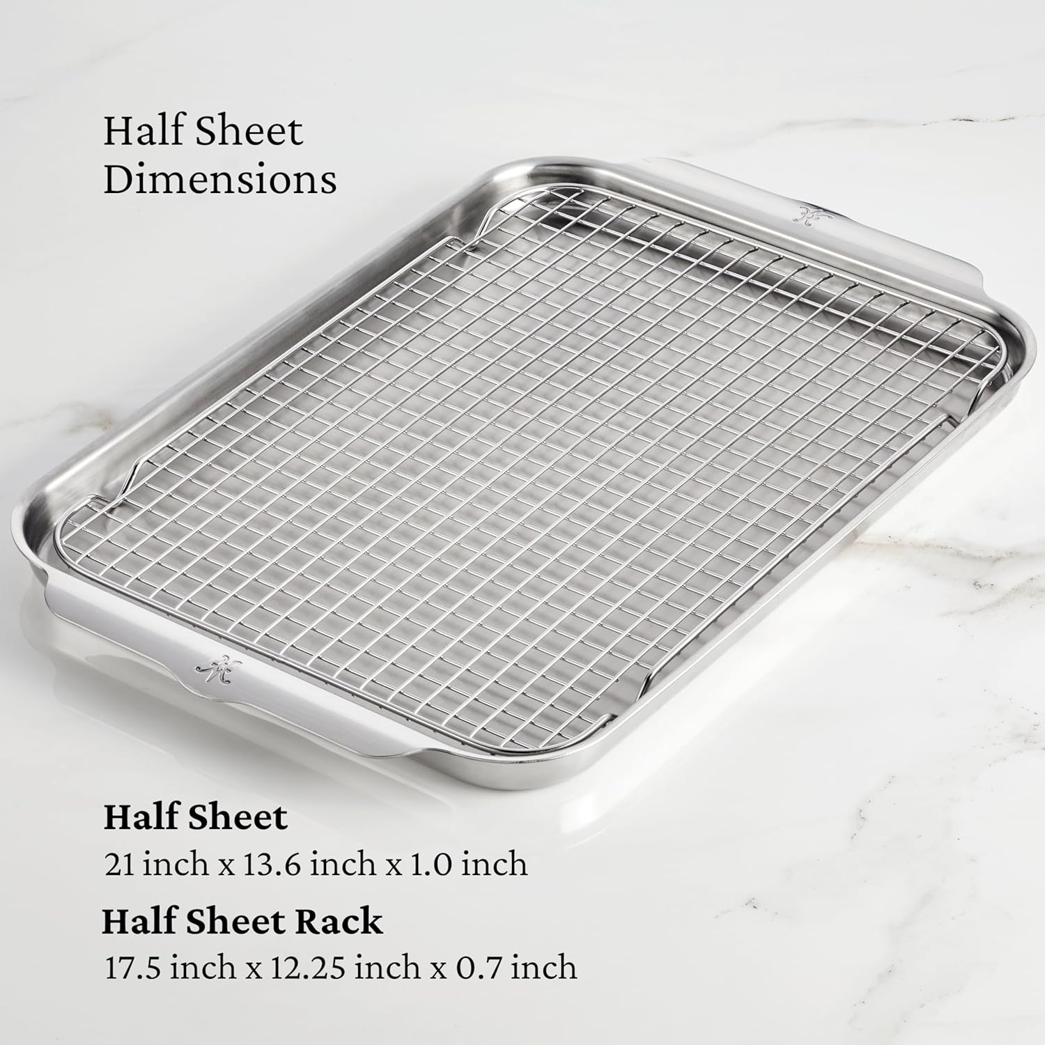 Hestan Provisions OvenBond – 3-Piece Tri-ply Baking Sheet Set – Professional Stainless Steel Bakeware