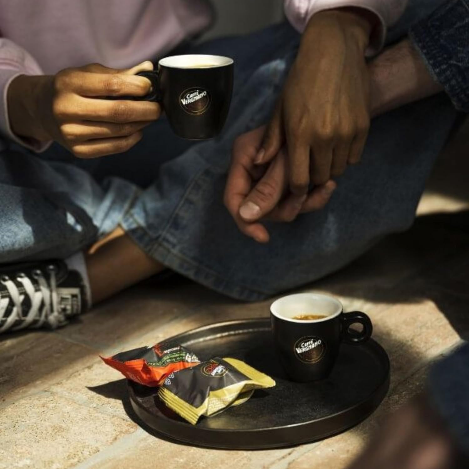 Caffe' Vergnano 1882 Medium Roast Espresso Original Line Machine Compatible Capsules, Arabica Robusta Espresso Coffee, Italian Coffee For Nespresso Coffee Machines, Intensity 6/10, Cremoso, 50 Ct