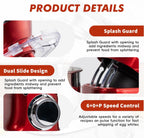 Kitchen in the box Stand Mixer, 900W 7.5QT Kitchen Electric Mixer, 6-Speed Tilt-Head Food Mixer for Baking with Dough Hook,Wire Whip,Beater (Red)