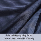 Soft Cotton Linen Apron for Women - Non-tie Cross Back Apron with Pockets, Great for Florist and Kitchen