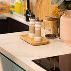 Bamboo Vanity Tray, Bathroom Counter Tray, Toilet Tank Top Tray for Organizing and Decor Display, 14.2 x 6 x 0.8 inch