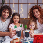 4Pcs Christmas Cocktail Stirrers Stainless Steel Creative Xmas Tree Coffee Stirrers Reusable Beverage Stir Sticks for Holiday Drinks Mixing Christmas Party Tableware Decorations