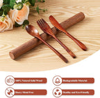 6PCS Silicone Baking Mat Set, Pastry Mat with Measurements Wooden Rolling Pin/Knife/Fork/Spoon/Scraper, Pasta Cutter,Non-slip Silicone Mat, Non-Stick Dough Mat for Counter,Kneading Mat Set,20"*16"