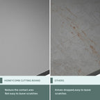 KORVOS 304 Stainless Steel Cutting Board, Large Size 23.62"x19.68" Heavy Duty Cutting Boards, Low Noise Chopping Board, Anti-Scratch Surface for Meat, Vegetables&Baking, Honeycomb Pattern