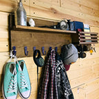 15-Pack Coat Hooks with 30 Screws | Heavy Duty Wall Mounted for Robe, Backpack & Keys | Entryway, Bathroom, Bedroom Hanging Hardware (Purple)