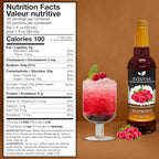 Syruvia Premium Raspberry Syrup - 25.4 fl oz Kosher Best For Drinks, Dessert, Soda, Smoothies, Gluten-Free, Non-GMO Flavor