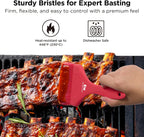 Kitchen Mama Platinum Silicone Extra Wide Pastry & Basting Brush Utensil Set – Heat Resistant, Dishwasher Safe, BBQ Grilling, Cooking, Baking, Perfect For Outdoor, and Butter, Egg Wash, Oil and Sauce