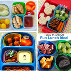 XANGNIER 40 Pcs Silicone Lunch Box Dividers,Reusable Lunch Bento Box Accessories for Kids,Lunchbox Supplies Accessories,Back to School Lunch Essentials,Silicone Cupcake Liners,Muffin Cups