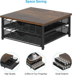 Coffee Pod Holder For Counter, Coffee Pod Drawer for K Cup Storage Drawer Holder, 72 Capacity Pods Storage Organizer Cups Capsule with Sliding Baskets for Coffee Station, Black