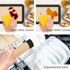 Silicone Baking Mat, 3 Pack Reusable Baking Mat, Non-Stick, Food Safe Silicone Mats for Baking, Oven Baking Sheet for Making Cookies, Macaroons, Bread