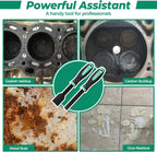 2PCS Carbide Scraper Set(1-1/4 inch & 5/8 inch),Super Gasket Scraper with Durable Tungsten Tip for Remove Gaskets, Carbon and More from Varied Surfaces