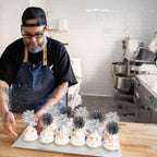 40 PCS Foil Firework Cupcake Toppers Sparkle Tinsel Cupcakae Picks Foil Firework Party Decorations Cocktail Fruit Toothpick for Fireworks Theme Birthday Wedding Graduation Party Decor Black Silver