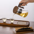 Enchanti Tea Pot, Magic Witchcraft Glass Tea Steepr, Detachable Loose Tea Glass Tea Infuser, Suitable for Loose Tea or Black Tea,Ideal Gift forTea Lovers, 27 Ounces (about 800 ml)