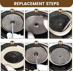 4 Pcs 54mm Silicone Steam Ring Replacement Gasket for BrevilleEspressoMachine878/870/860/840/810/500/450/Sage 500/870/875/880/810/878, No BPA Grouphead Gasket