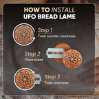 Banneton Proofing Basket Set – 2 Round 9 Inch Unbleached Rattan Baskets with Linen Liners, UFO Bread Lame (4 Blades), Dough Scraper – Sourdough Bread Baking Kit