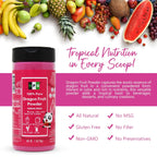 NPG Freeze Dried Red Dragon Fruit Powder 7 Oz, Seedless Fine Powder for Food Coloring, Baking, Smoothies, Drinks, Ice Cream, Cocktails, Vegan, Non-GMO, No Added Sugar