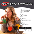 MONÉGASQUE Black Edible Glitter for Drinks 10g – Halloween Edible Glitter for Cakes & Cocktails – Cocktail & Drink Shimmer Dust – Cupcake Sprinkles Decorating Toppers & Cake Decorations Spray Sparkles