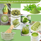 7 Pcs Matcha Whisk Set with Ceramic Bowl, Whisk, Holder, Bamboo Scoop, Sifter, Spoon and Holder, Matcha Kit for Matcha Lover (Matcha Green)