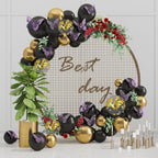 SAOROPEB 3D Butterfly Wall Decor - 48 Pcs, 4 Styles, 3 Sizes, Removable Stickers for Birthday & Party Decorations (Lavender)