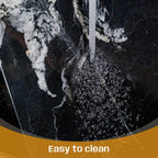 Natural Black Marble Pastry and Cutting Board, 12x20x0.7 Inch, Heavy for Dough Chocolate, Pack of 1