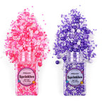 Pink and Purple Sprinkles, Edible Pearls, Pink Pearls, Purple Pearls, Edible Pearls for Cake Decorating, Cupcakes, Cookies, Macaron, Ice Cream Topping(4.23oz/120g)