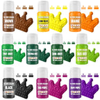 Gel Food Coloring - 20 Colors Gel Food Dye Set, Flavorless Vibrant Edible Concentrated Coloring for Baking, Cake, Cookie, Fondant, Icing, Macaron, Frosting - 0.45 Fl.Oz Bottles