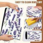 Dish Drying Mat Lavender Flowers Coffee Bar Mat for Countertop Absorbent Rubber Backed Hide Stain Dish Drainer Rack Pad Espresso Machine Cafe Table Dining Room Decoration 11.8 x 19.7 Inch