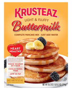 Krusteaz Heart Healthy Buttermilk Pancake Mix, 25.2 OZ (4-Pack)