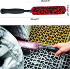 Metal-Free Wheel Brushes(3 Pack), Wheel Brush, Soft, Dense Fibers Clean Car Rim Wheels Safely…