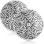 58.5 mm Puck Screen - Metal Espresso Puck Screen Reusable Coffee Filter for Espresso Portafilter Filter Basket 58.5mm Thickness (2pack, 58.5mm)