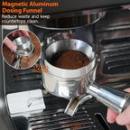 51mm Espresso Accessories Kit, Spring Loaded Calibrated Tamper, WDT Tool, Dosing Funnel, Fits Espresso Coffee Machines and 51 mm Portafilters, Barista Tools